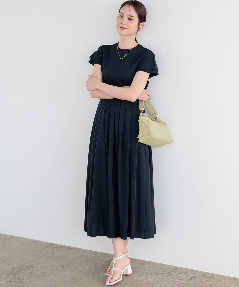 組曲 【先行予約】サマージャージーフィットアンドフレア ワンピース 