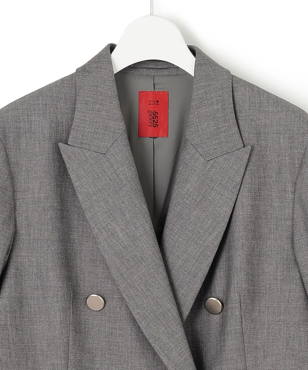 23区 【23区 | 5525gallery】ウールストレッチ ダブル前 ジャケット 