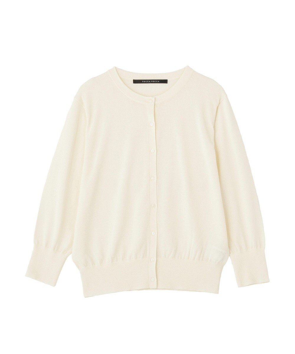YECCA VECCA 【マシンウォッシャブル】カーディガン 