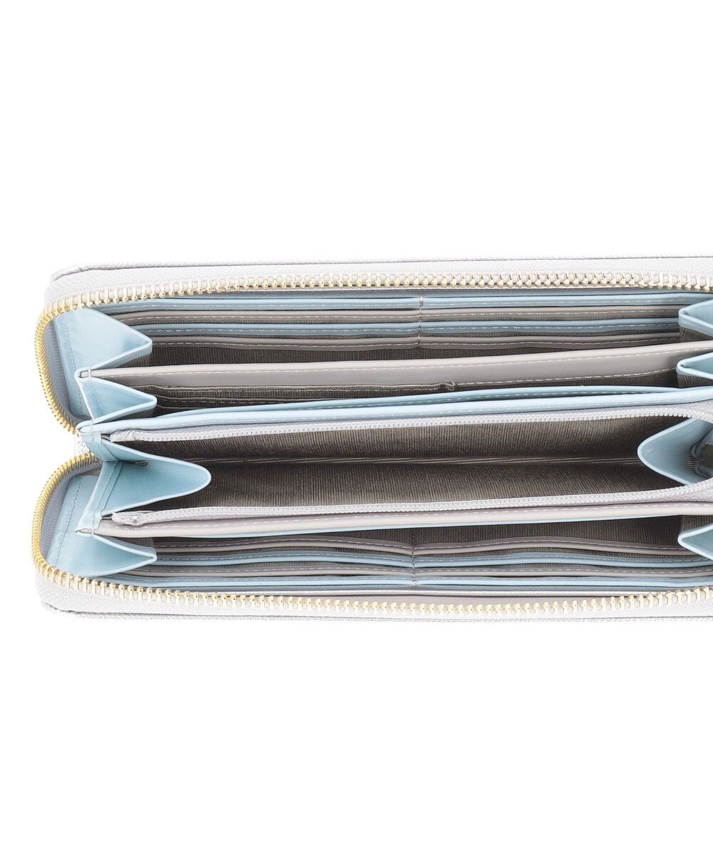 LANVIN en Bleu リュクサンブールブリエ ラウンド長財布 