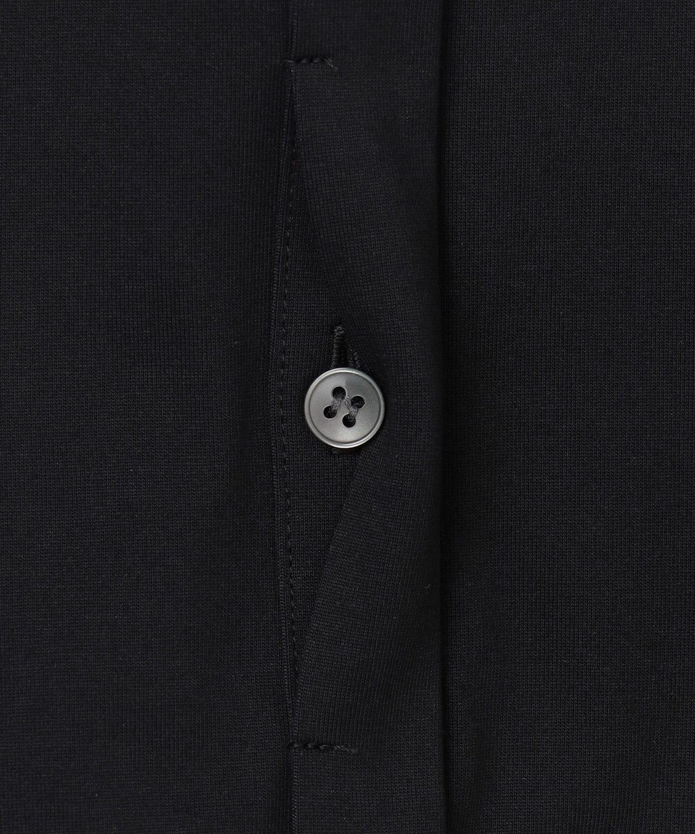 ICB L 【洗える】 ブラウスライクジャージー ロングシャツ 