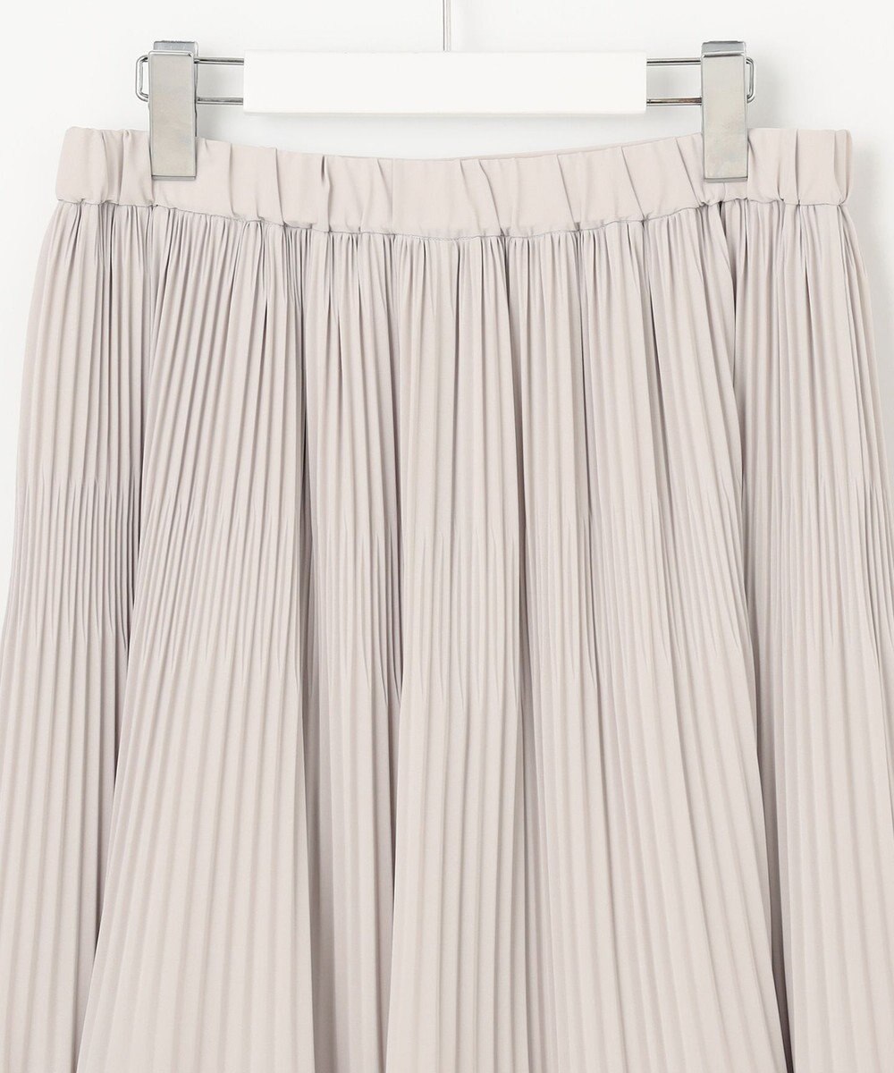 自由区 L 【ご好評につき追加生産・セットアップ対応・洗える】ライトサテンプリーツ スカート 