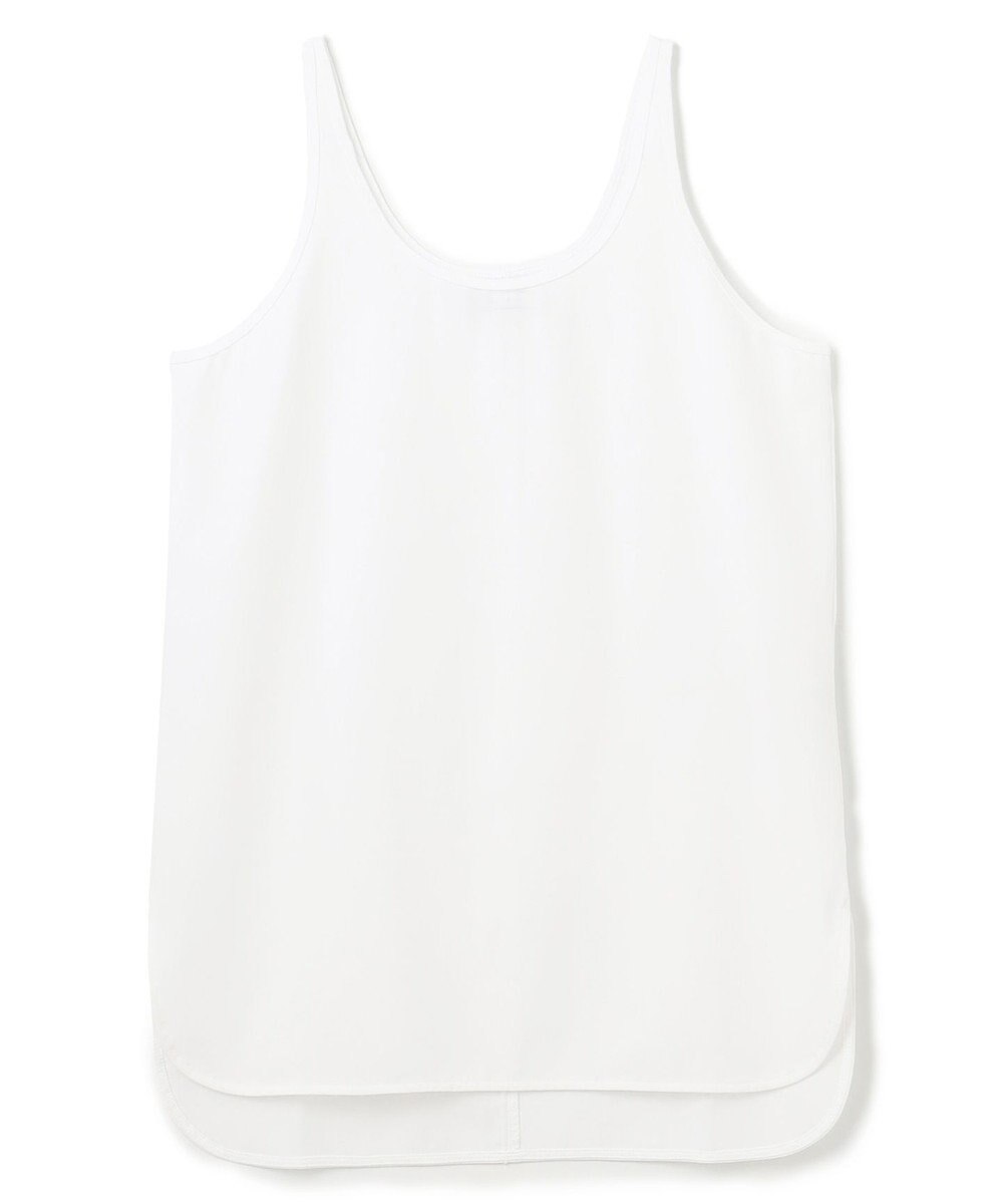 BEIGE， 【洗える】BROIS / コットンシャツテールタンクトップ 