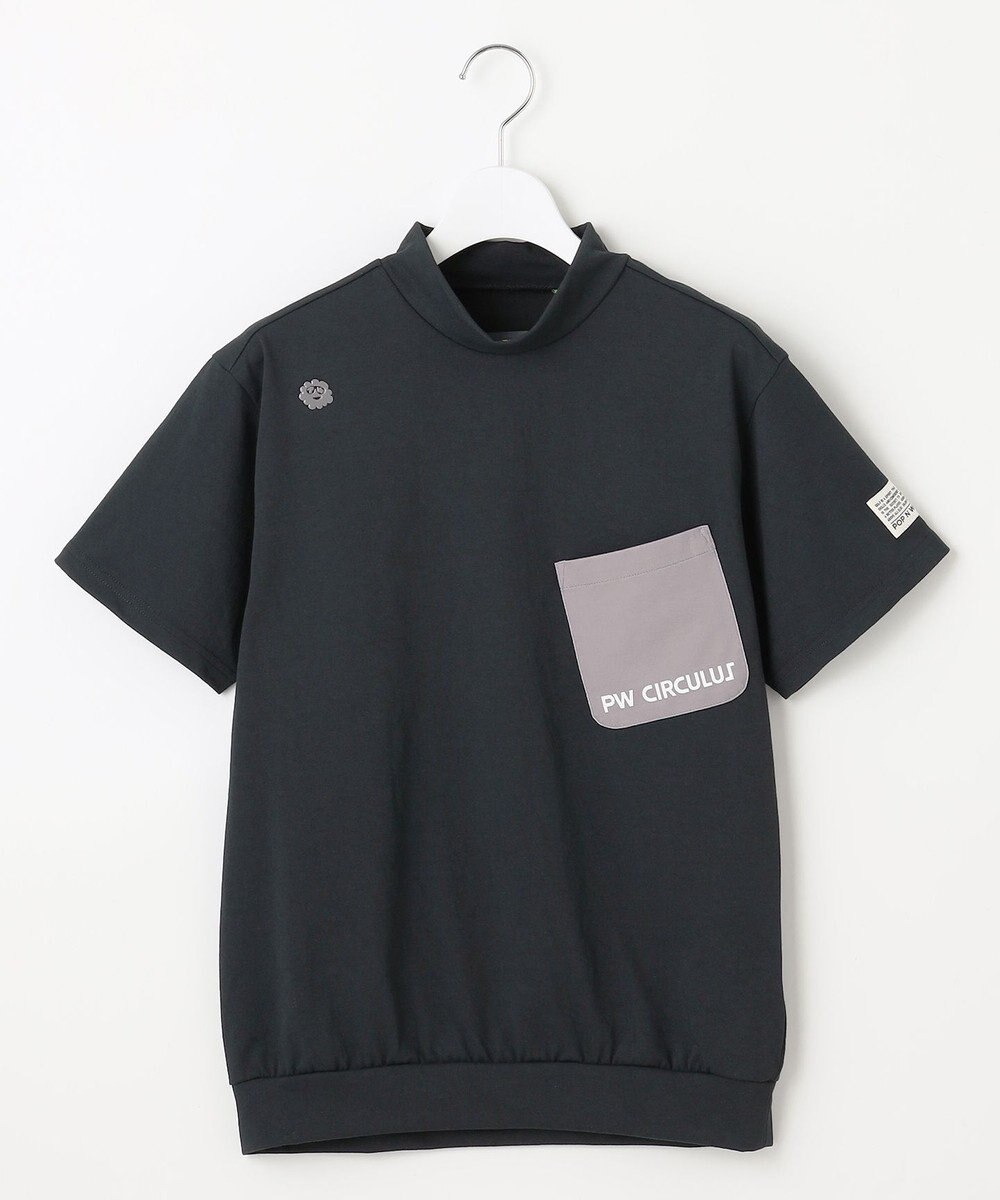 PW CIRCULUS 【吸水速乾 / UV遮蔽率99.5% UVカット / ストレッチ】【WOMEN】ポケットモックT ゴルフウェア レディース 