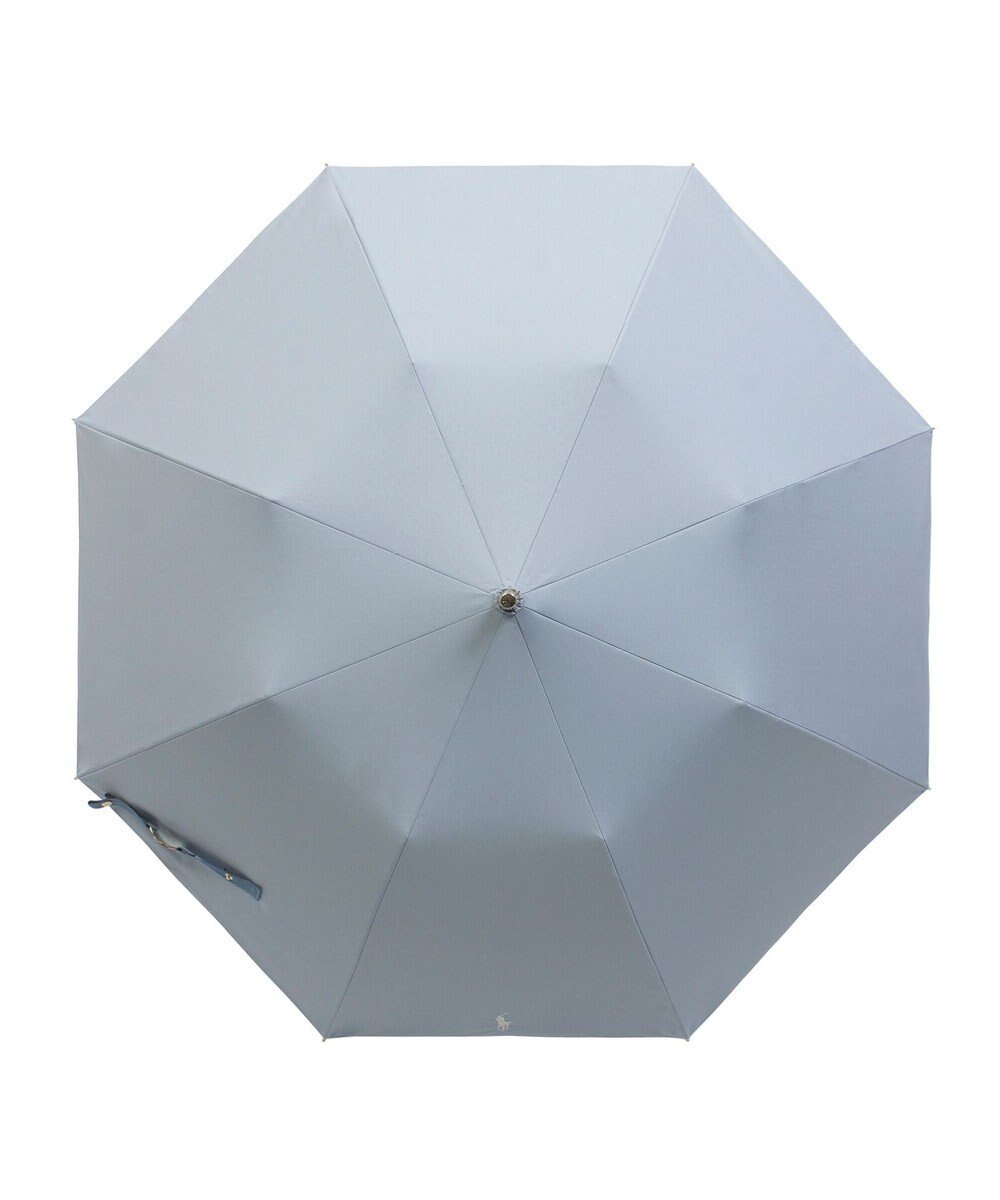 MOONBAT POLO RALPH LAUREN（ポロ ラルフローレン）晴雨兼用日傘 ワンポイント ポロポニー 無地  折りたたみ傘 楽折 遮光 遮熱 UV 