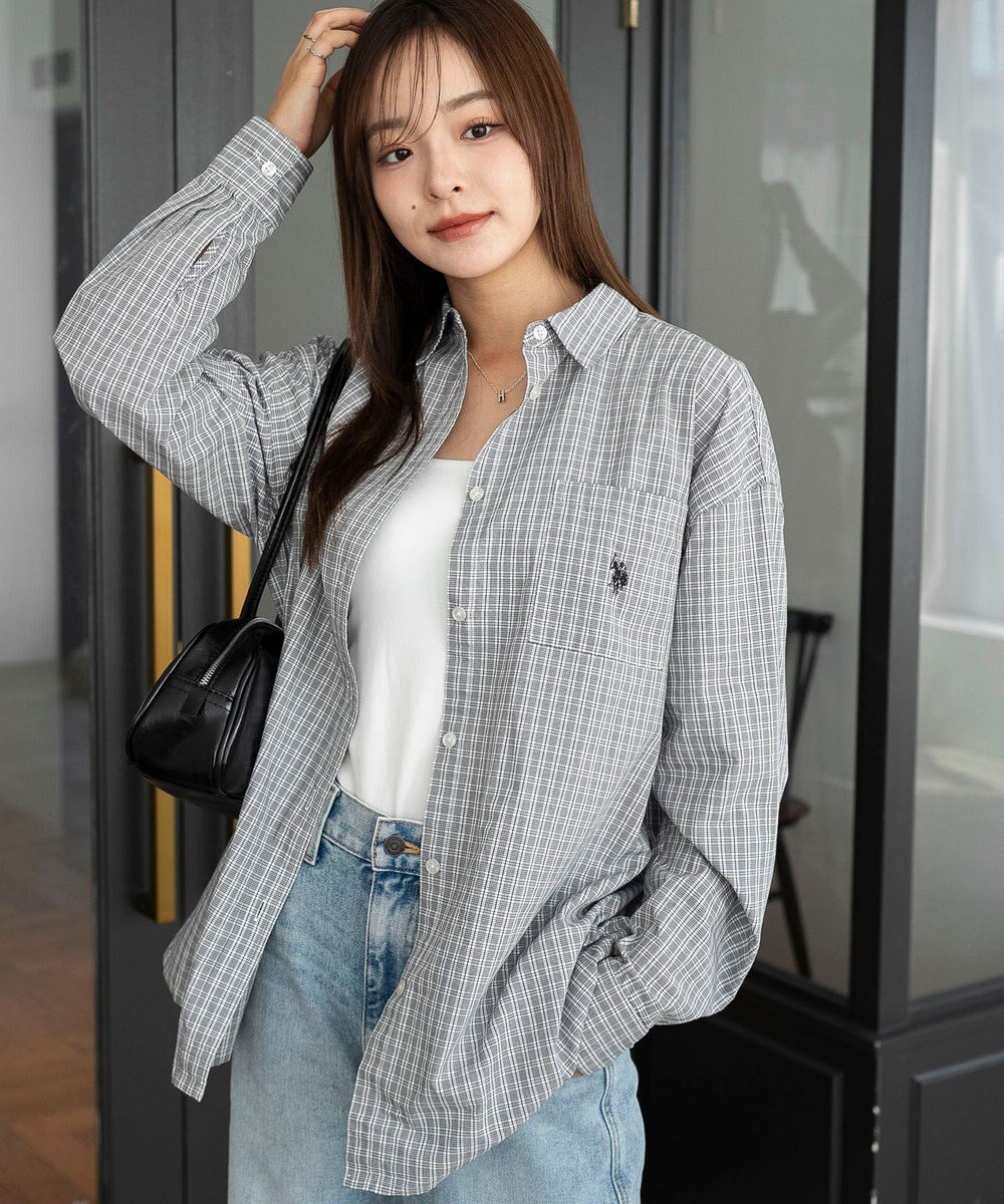 WEGO 【25年秋新色登場★】U.S. POLO ASSN.別注ロングスリーブシャツ 