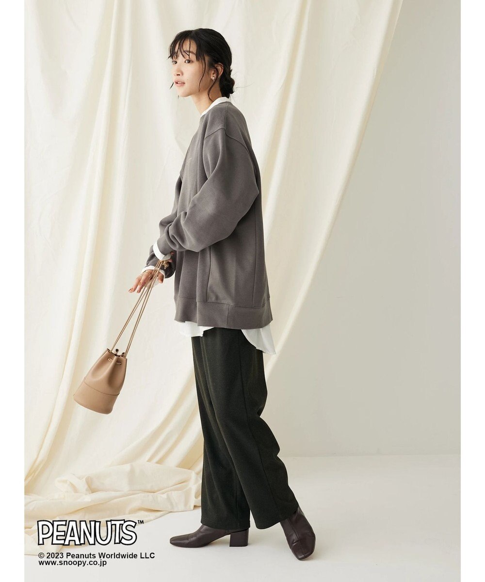 CRAFT STANDARD BOUTIQUE ＰＥＡＮＵＴＳ裏起毛スウェットクルー 