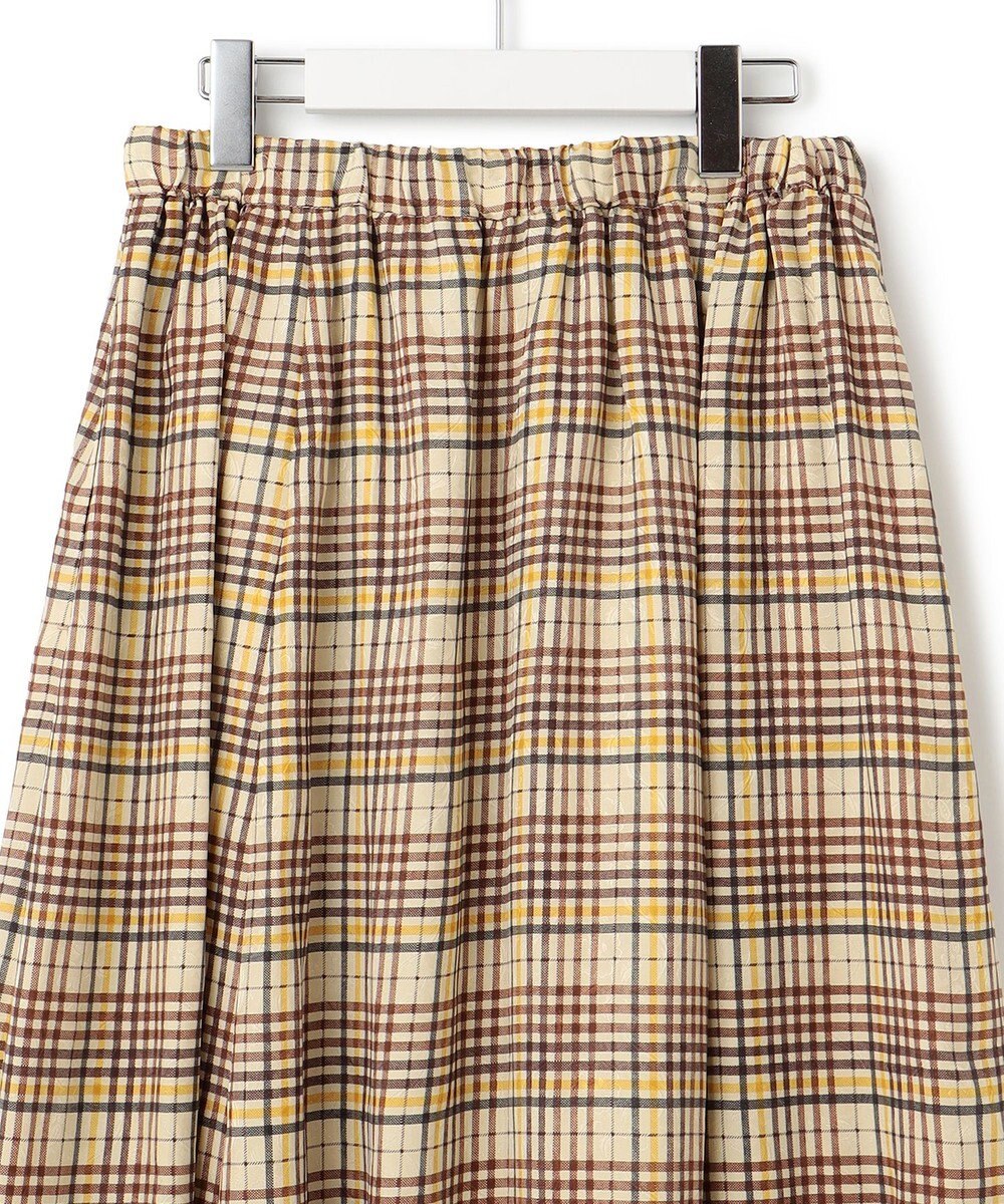 J.PRESS YORK STREET 【WOMEN】チェックフレアスカート 