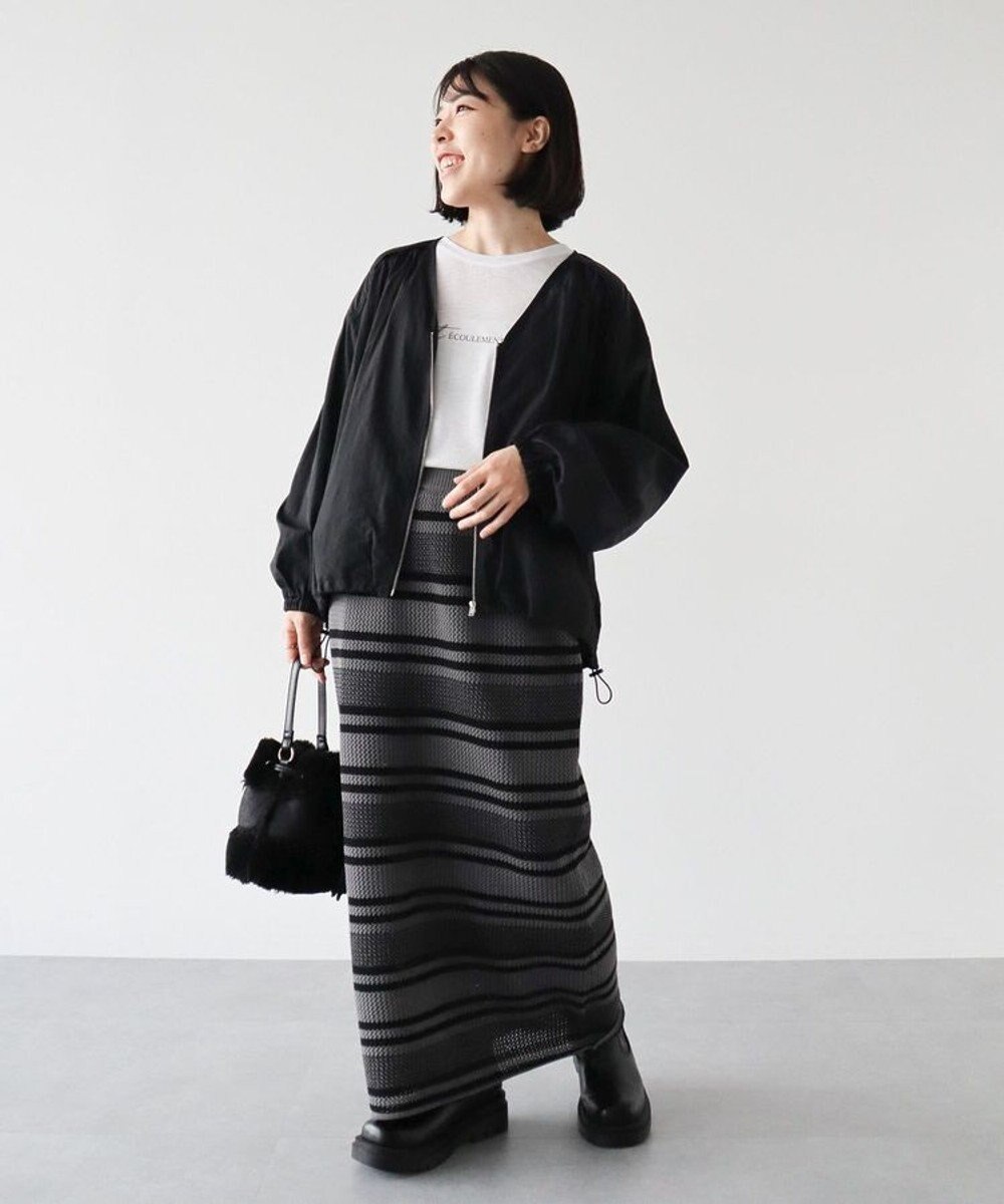 Green Parks シアーロゴ長袖プルオーバー 