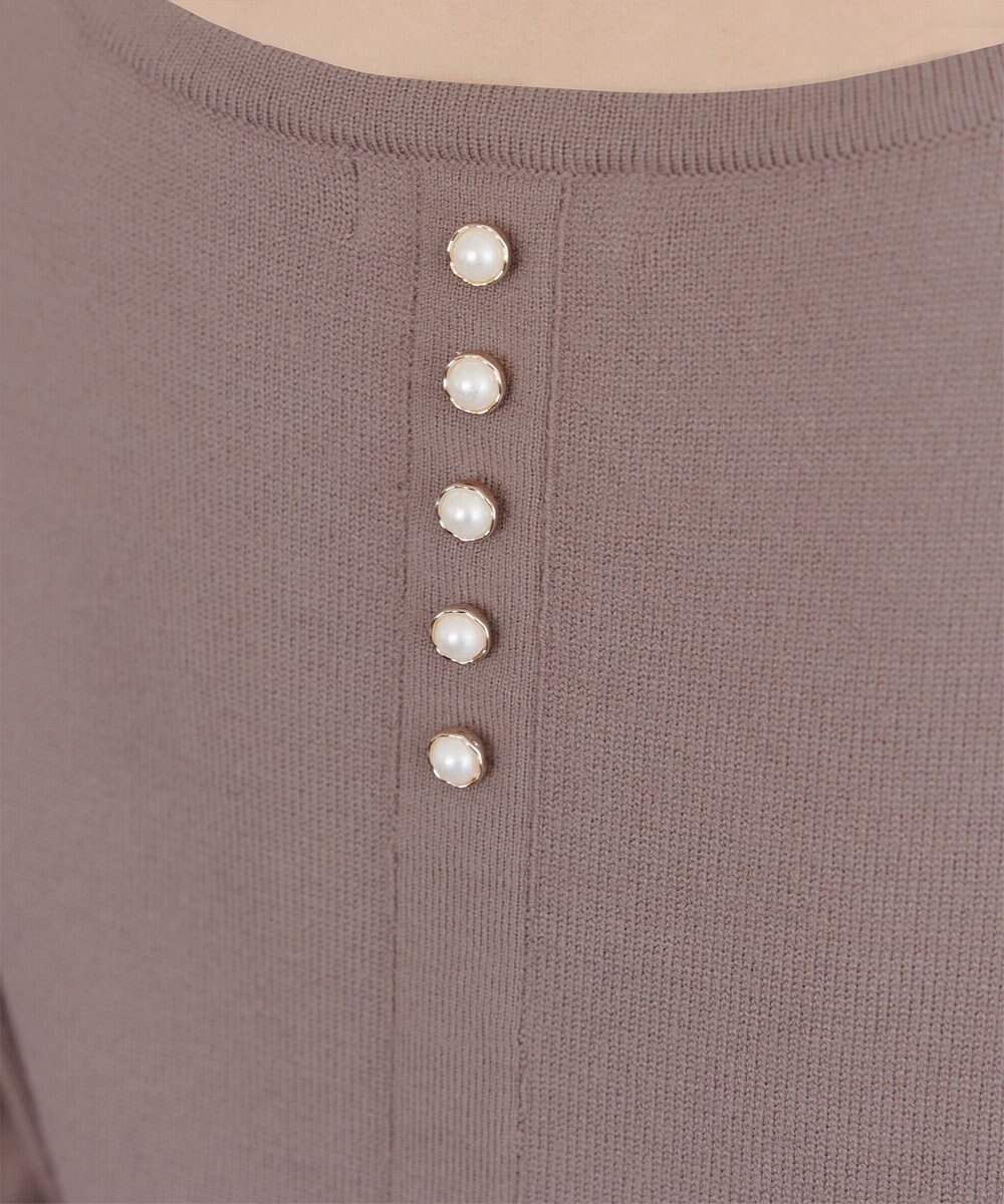 Tiaclasse 【洗える】ギャザーフレアニットチュニック 