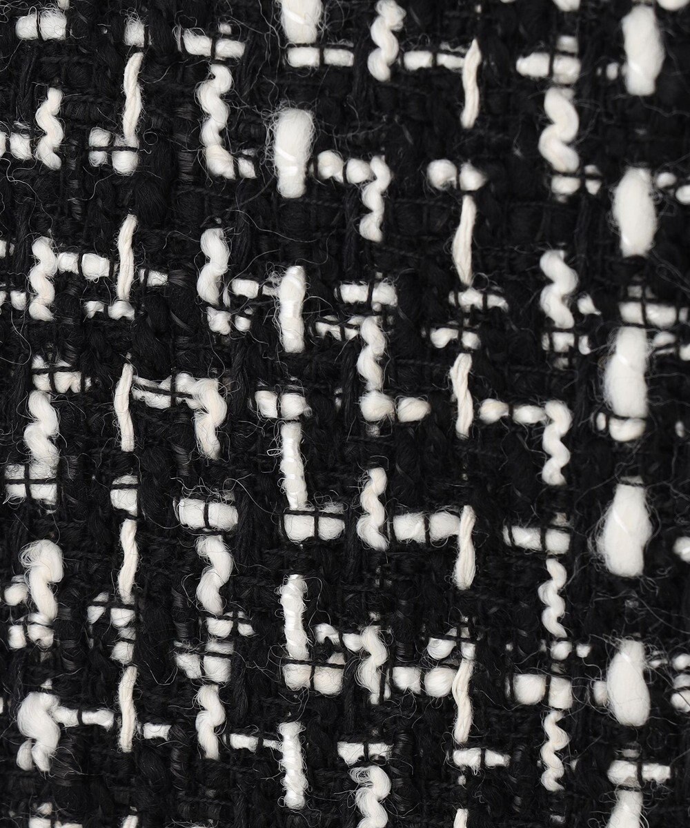 ICB フリンジツイードトート 