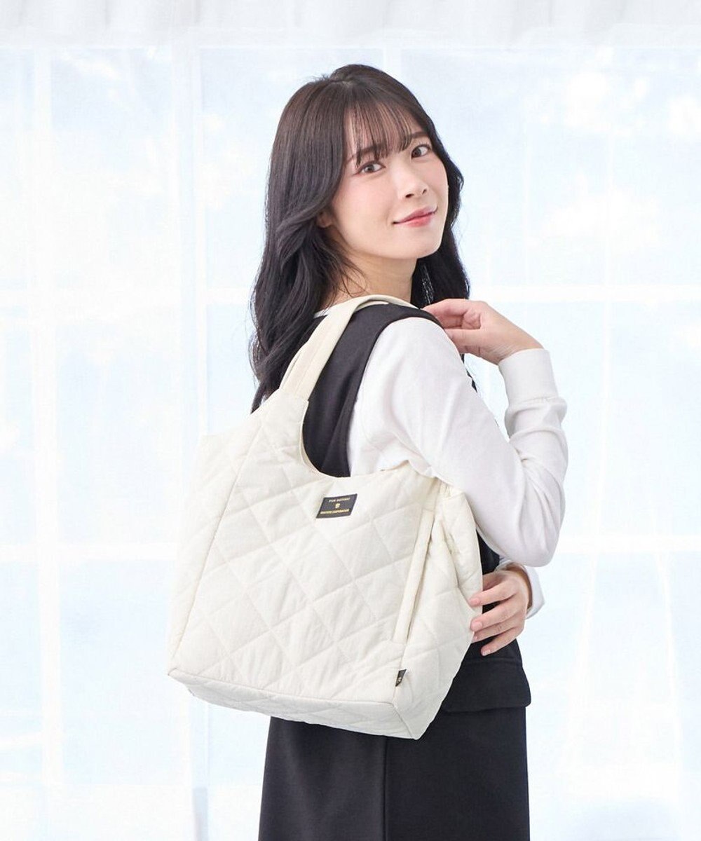 ROOTOTE 3674【仕切り+自立+撥水】LT.ラウンド.パルーティ.キルト-D 