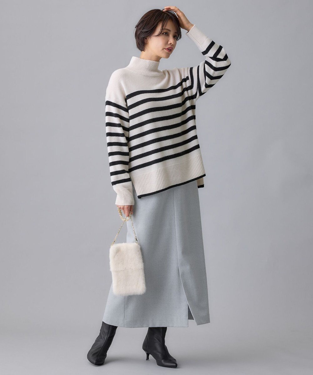 自由区 ウールサキソニー スカート 