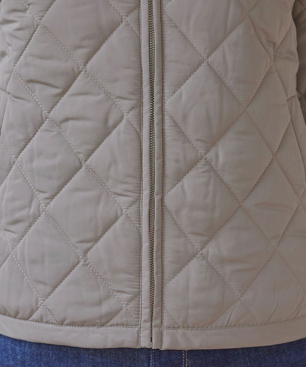 Tiaclasse L コンパクトなシルエットのキルティングショートコート 