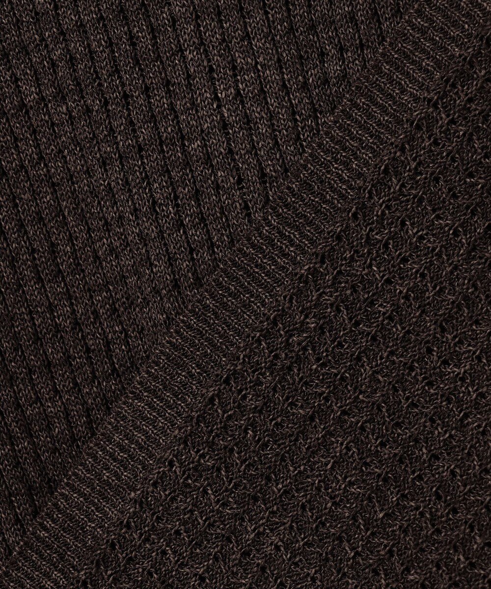 UNFILO MENS 【接触冷感】ドライタッチ メッシュニットシャツ 