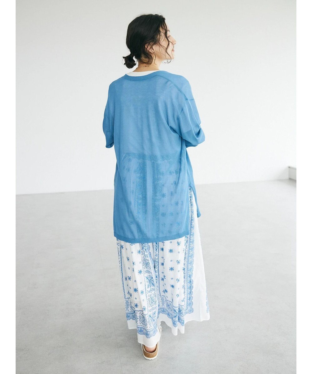 CRAFT STANDARD BOUTIQUE シアーニットトッパーカーディガン 