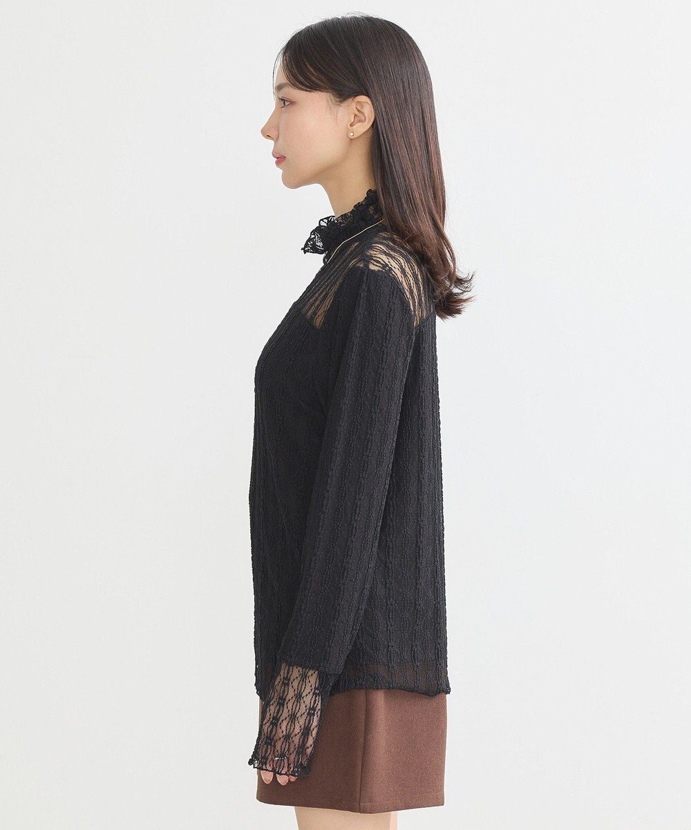 earth music&ecology あったかレースプルオーバー 