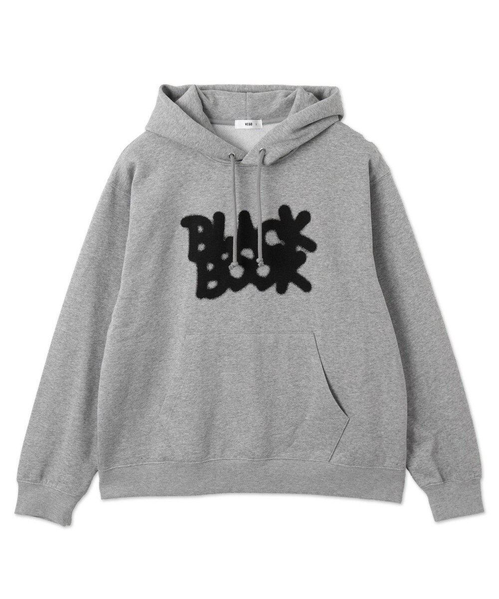 WEGO 【ユニセックス着用ITEM/裏起毛/SMLサイズ展開】リラックスフィットスプレーグラフィックパーカー 