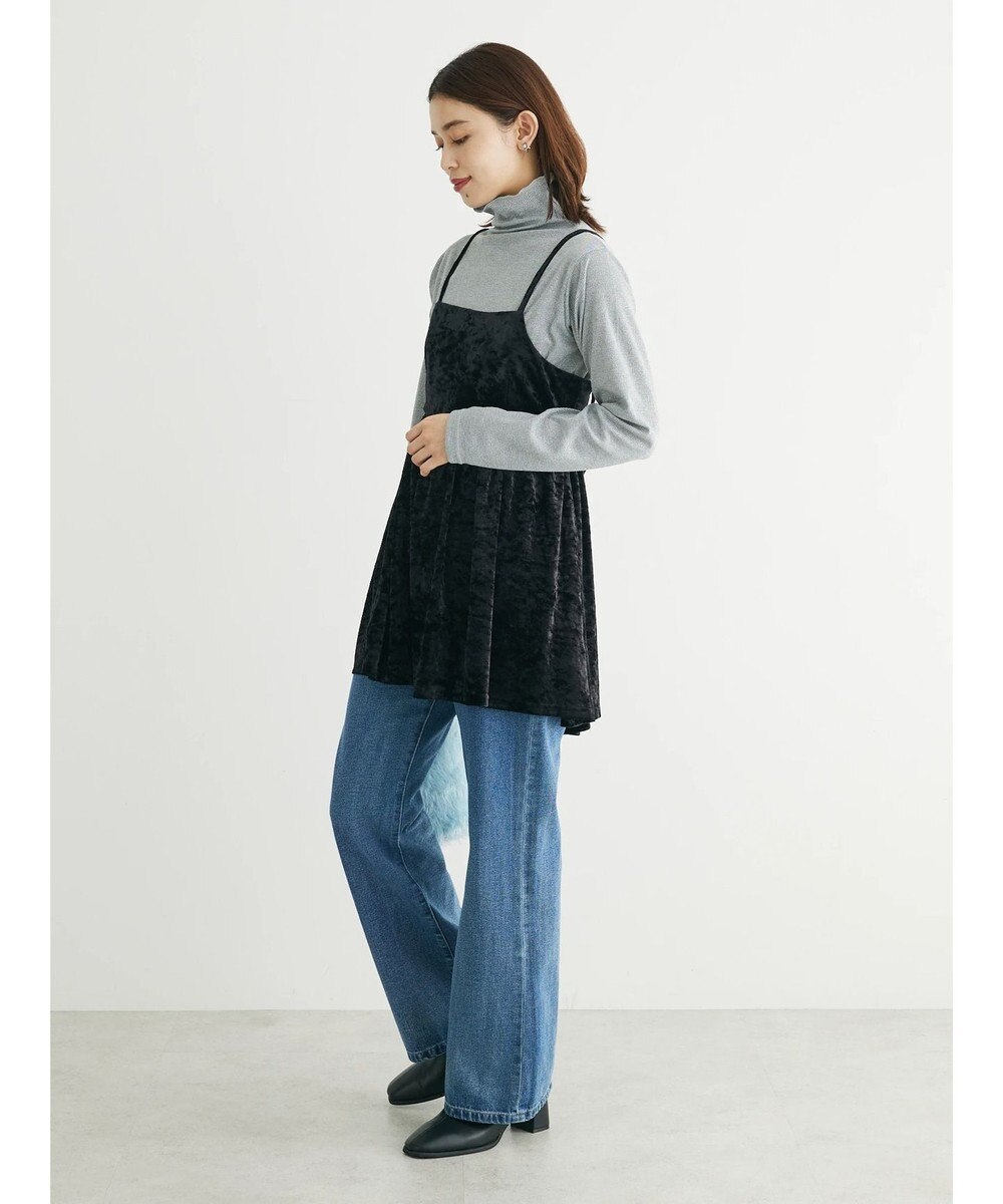 Green Parks ・ＥＬＥＮＣＡＲＥ　ＤＵＥクラッシュベロアキャミチュニック 