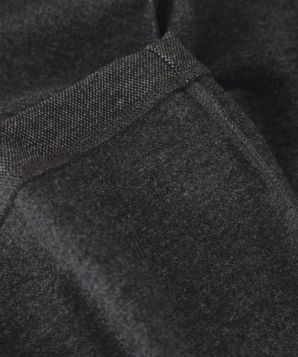 Tiaclasse L ミニチェッカー裏起毛・ストレートパンツ 