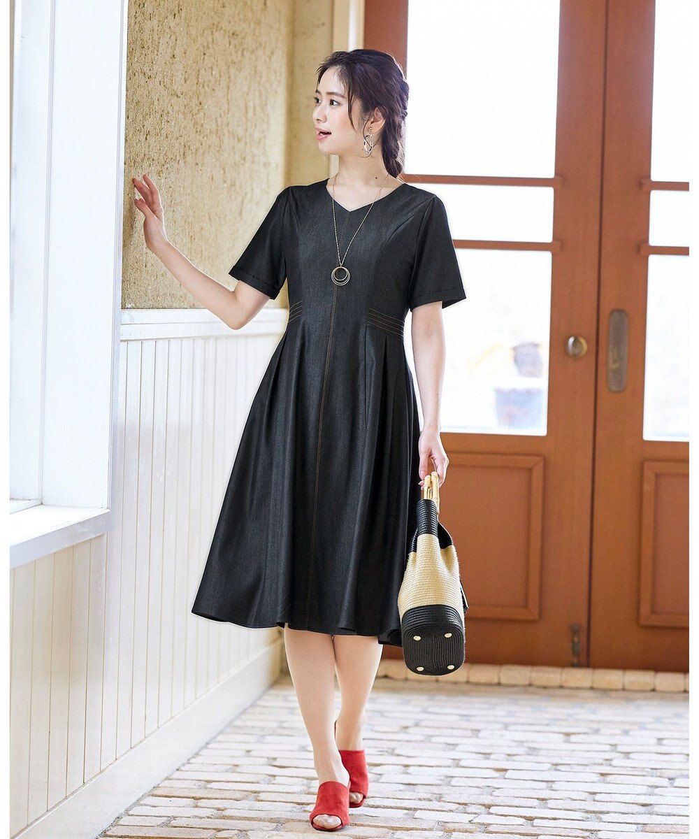 洗える 大人カジュアルなデニムフレアワンピース Tiaclasse ファッション通販 公式通販 オンワード クローゼット 洗える 大人カジュアルなデニムフレアワンピース Tiaclasse ファッション通販 公式通販 オンワード クローゼット