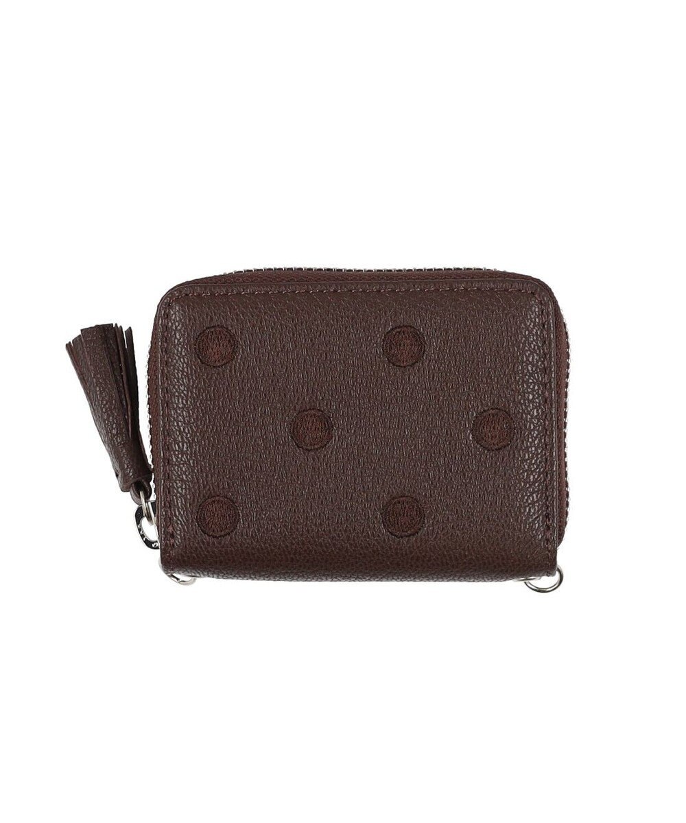 UNBILLION ペルケ perche / ドット刺繍ジャバラチャームウォレットショルダー 