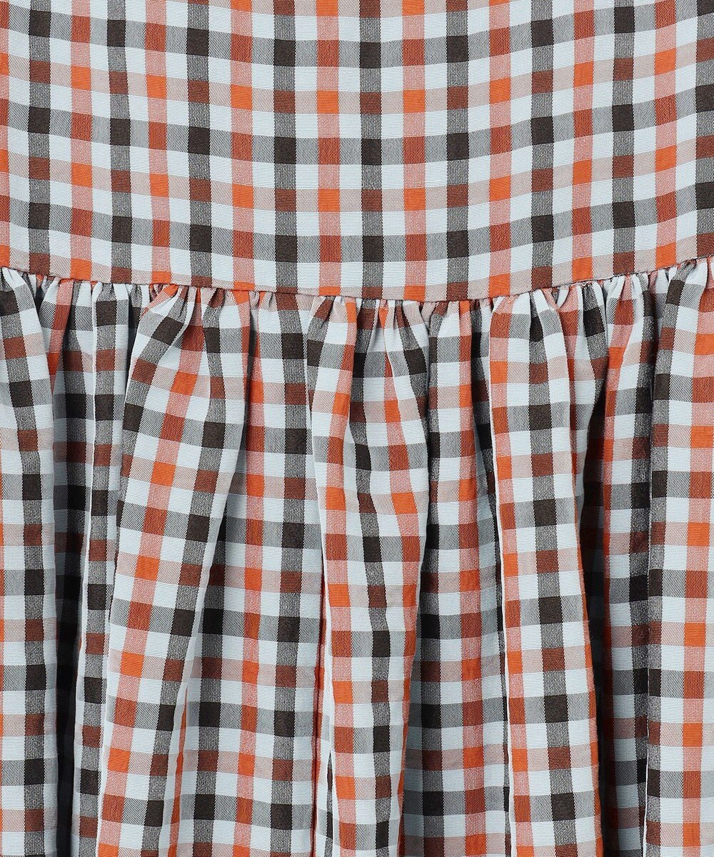 #Newans ボリュームチェックキャミワンピ 