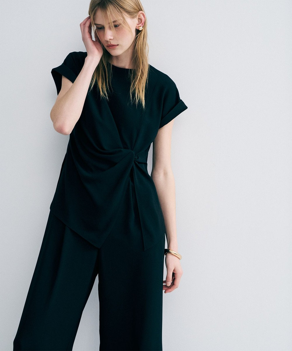 uncrave バックサテンジョーゼット オールインワン 