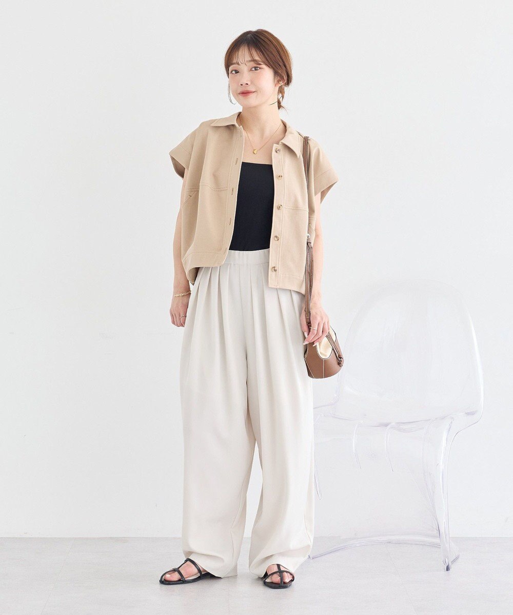 earth music&ecology コクーンフォルムシャツ 