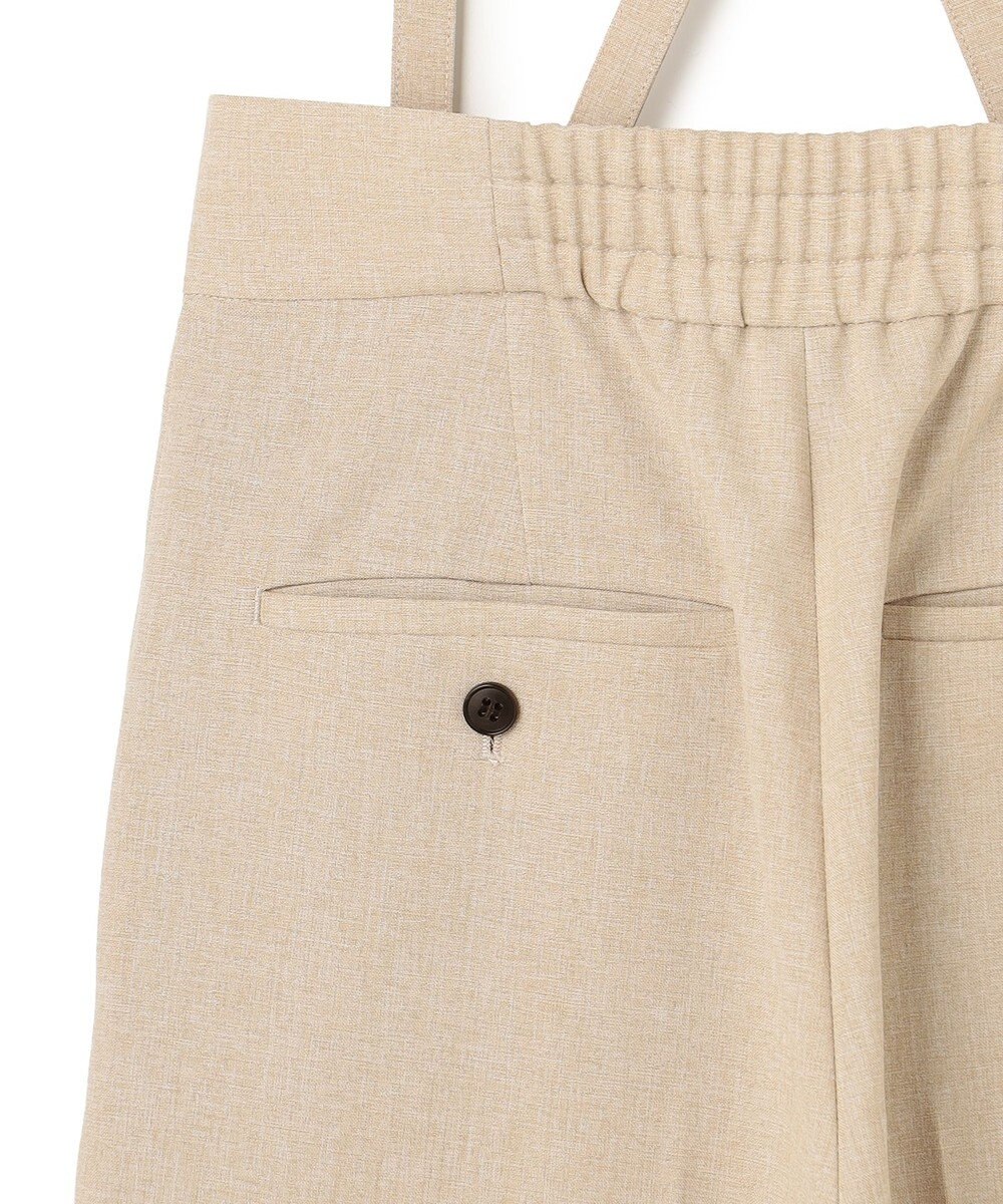 uncrave ウォッシャブルドライサップ ワイドパンツ（サスペンダー付き） 