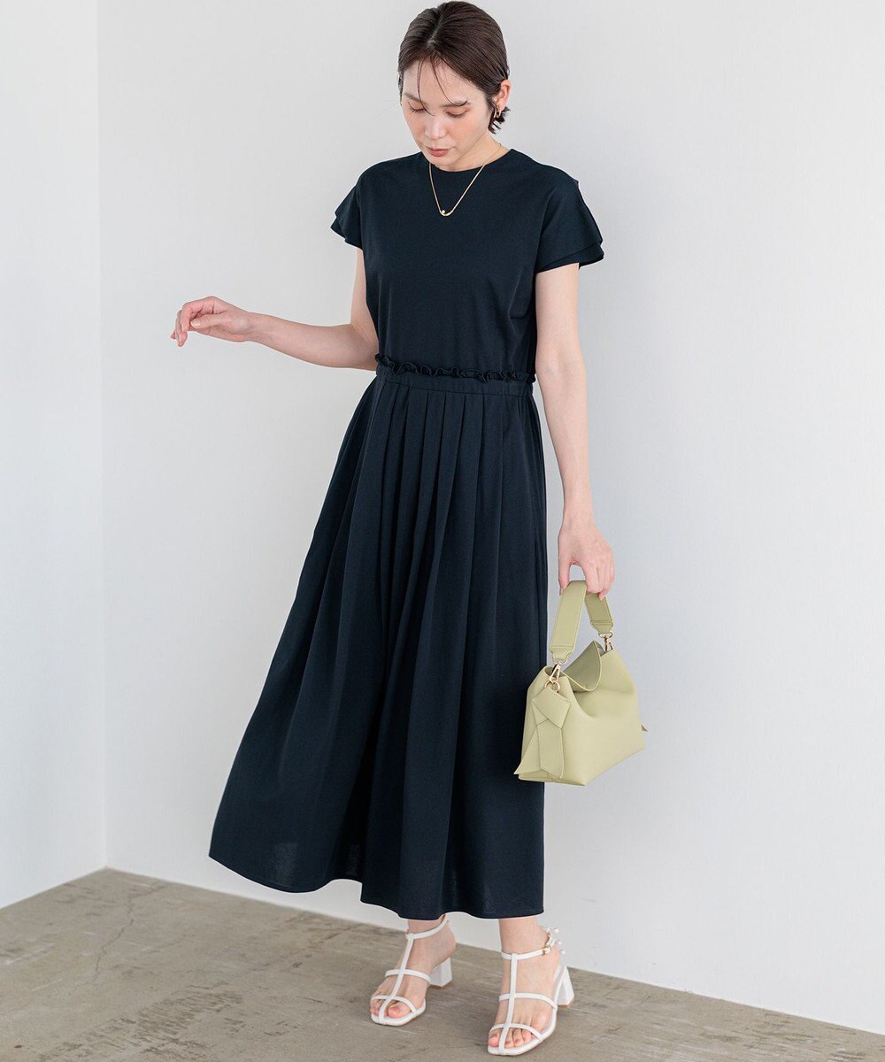 組曲 【先行予約】サマージャージーフィットアンドフレア ワンピース 