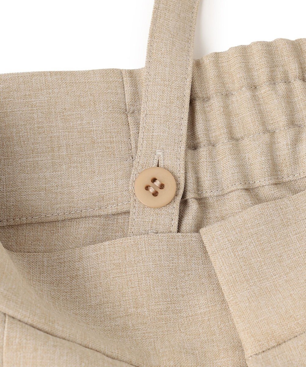 uncrave ウォッシャブルドライサップ ワイドパンツ（サスペンダー付き） 