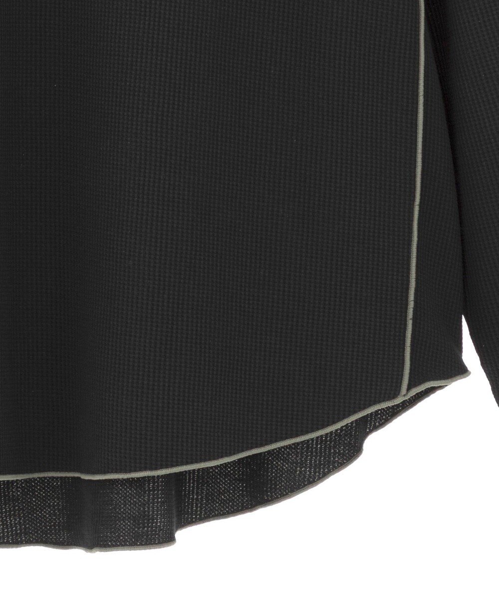 AMERICAN HOLIC ワッフル配色メロープルオーバー 