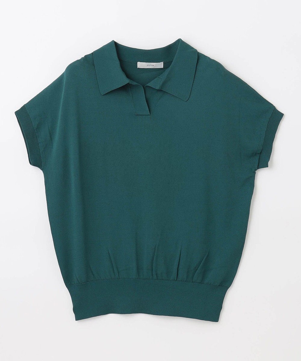 ANY 【接触冷感/UVケア/アンチピリング】クールタッチスキッパーニット 