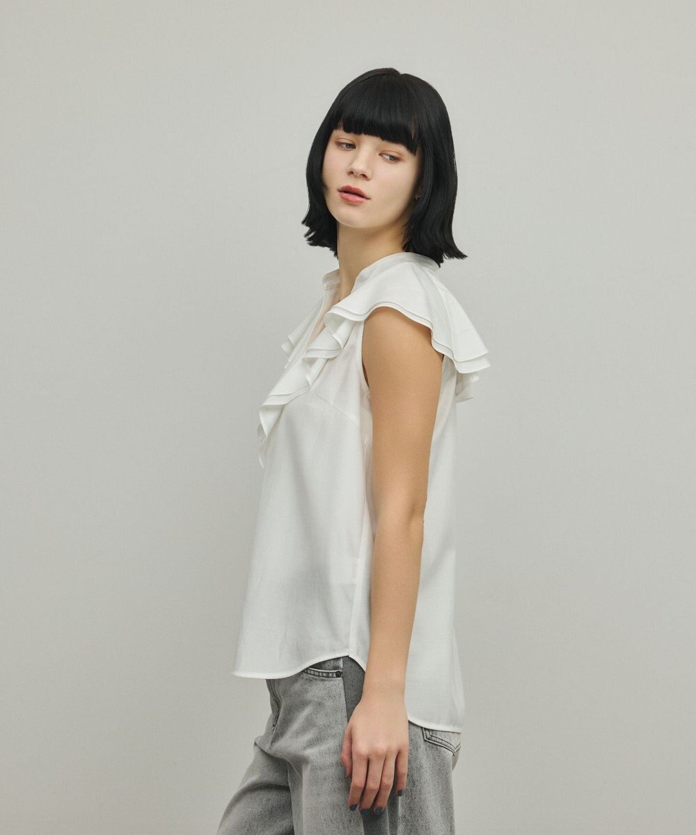 GRACE CONTINENTAL フリルスキッパーブラウス 