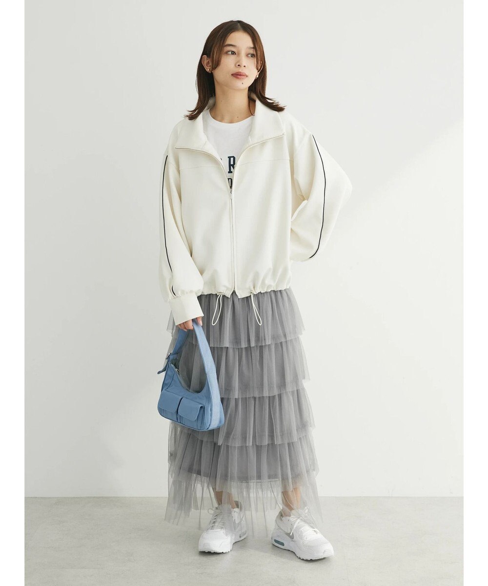 Green Parks ・ＥＬＥＮＣＡＲＥ　ＤＵＥ　ティアードラメチュールスカート 