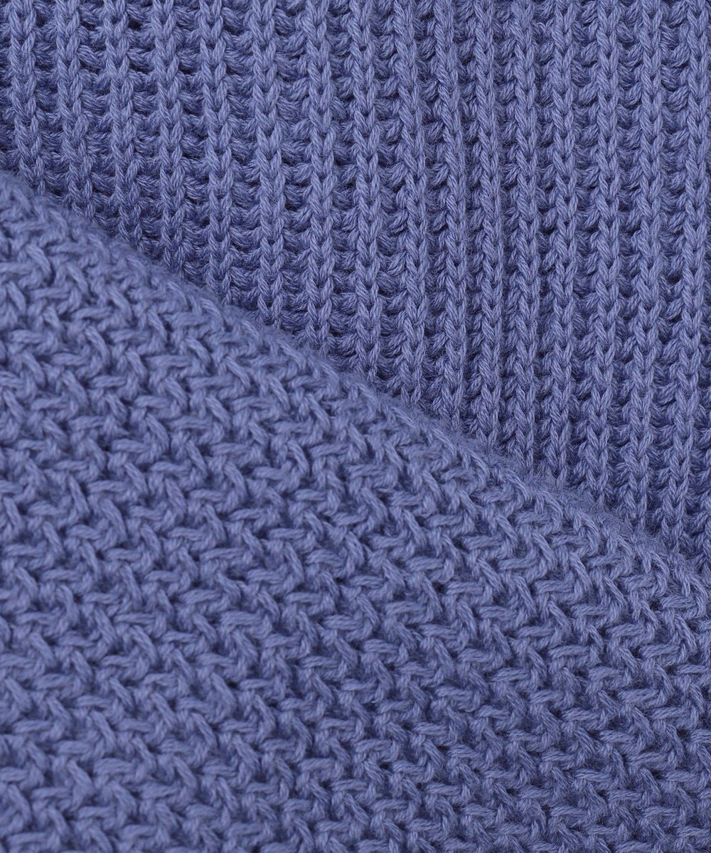 ANY 【洗濯機可/UVカット/アンチピリング】コットンメッシュニット 