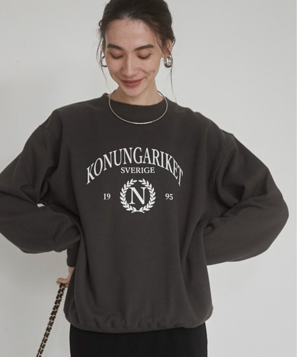 WEGO 【ANGIE VINTAGE】カレッジロゴスウェット 