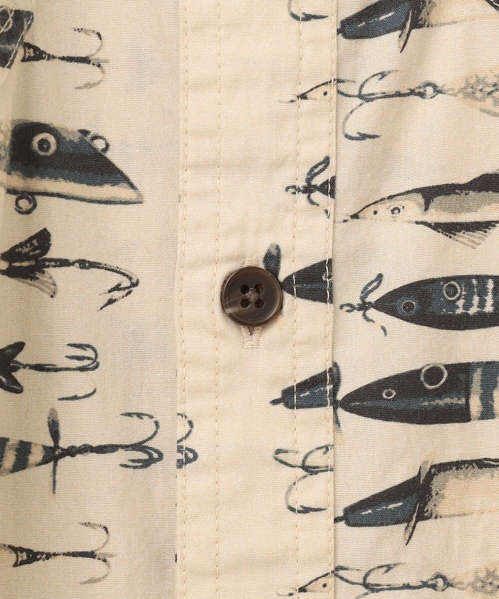 JOSEPH ABBOUD MOUNTAIN 【FILSON】WASHED SHORT SLEEVE FEARHER CLOTH SHIRT 