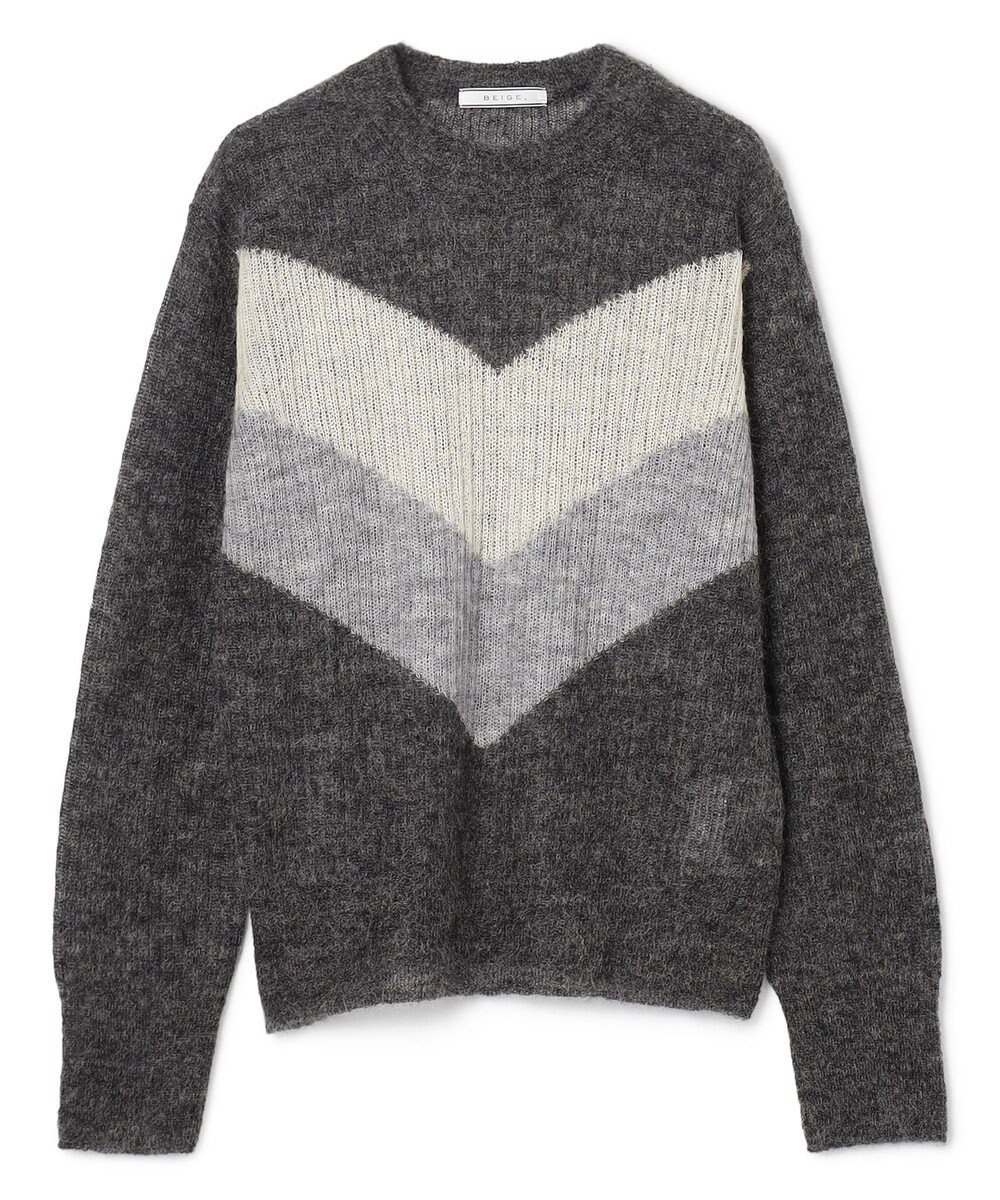 BEIGE， MARS / キッドモヘアインターシャニット 