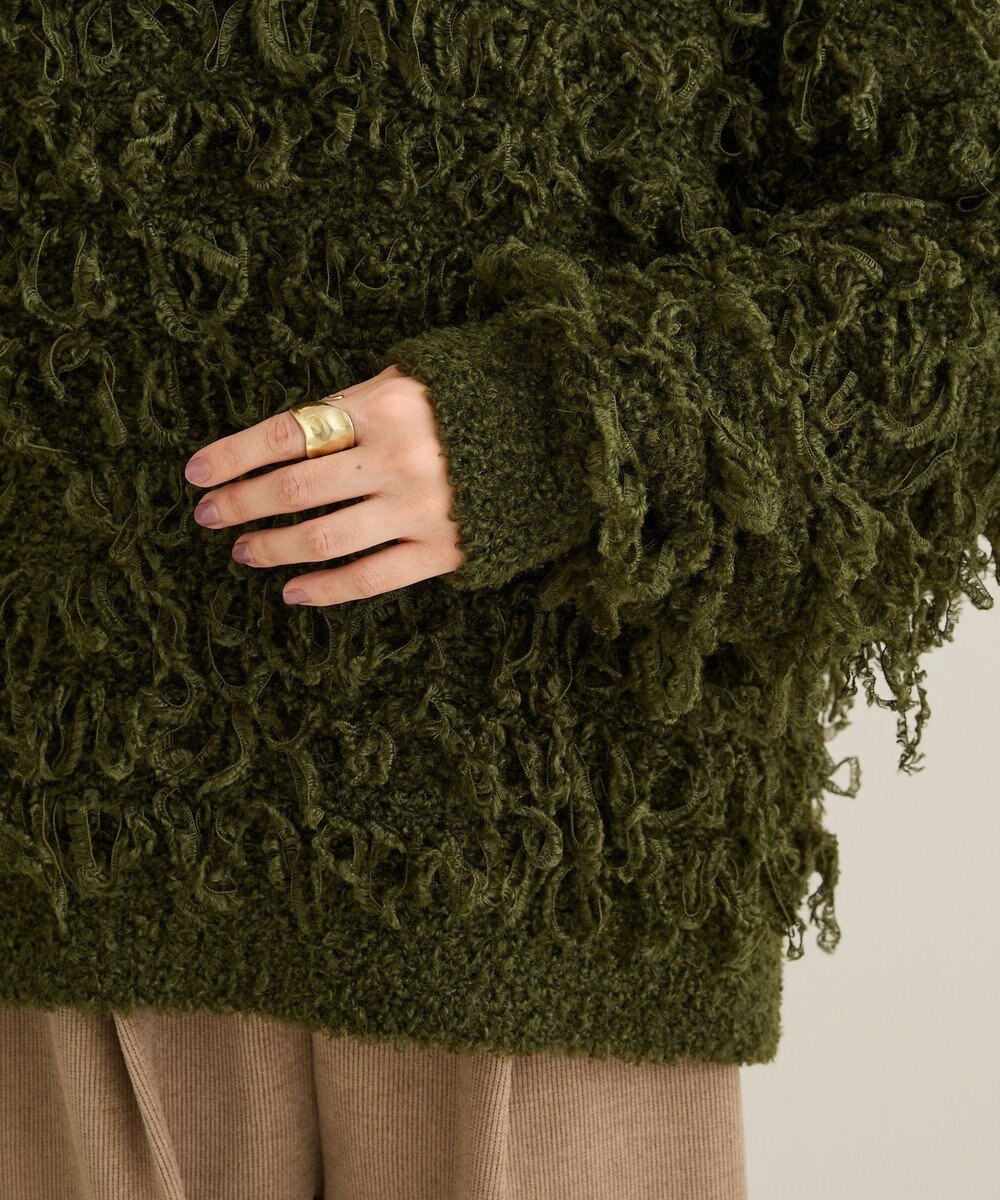 CRAFT STANDARD BOUTIQUE ループ編みニットプルオーバー 