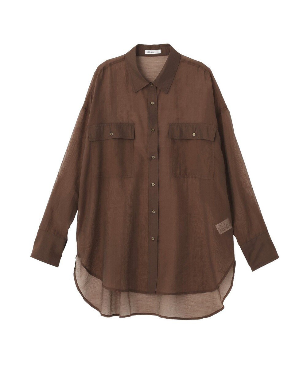 CRAFT STANDARD BOUTIQUE シアーハオリシャツ 