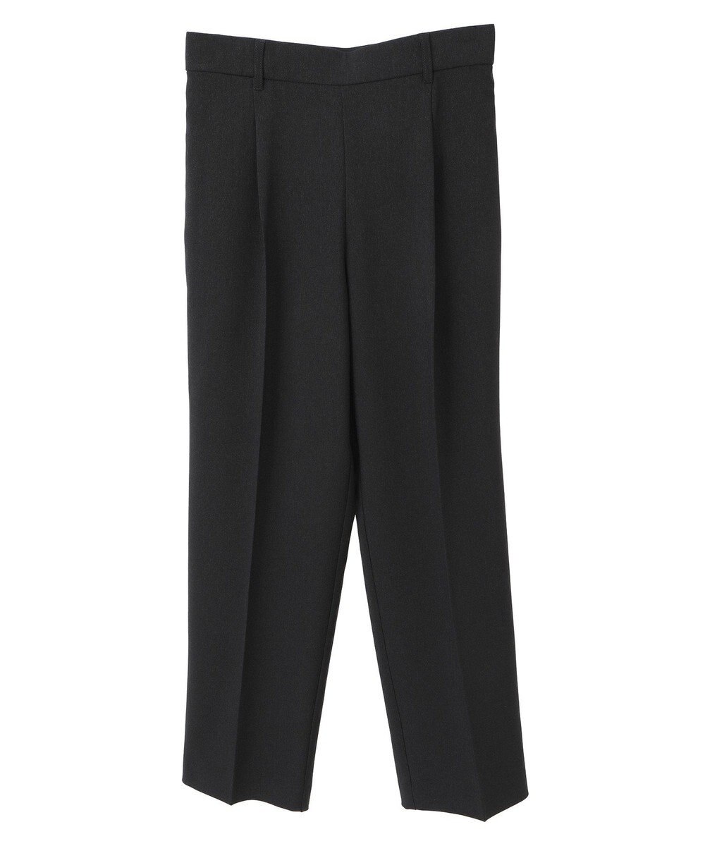 Green Parks きれいシルエット麻調パンツ（テーパード） 