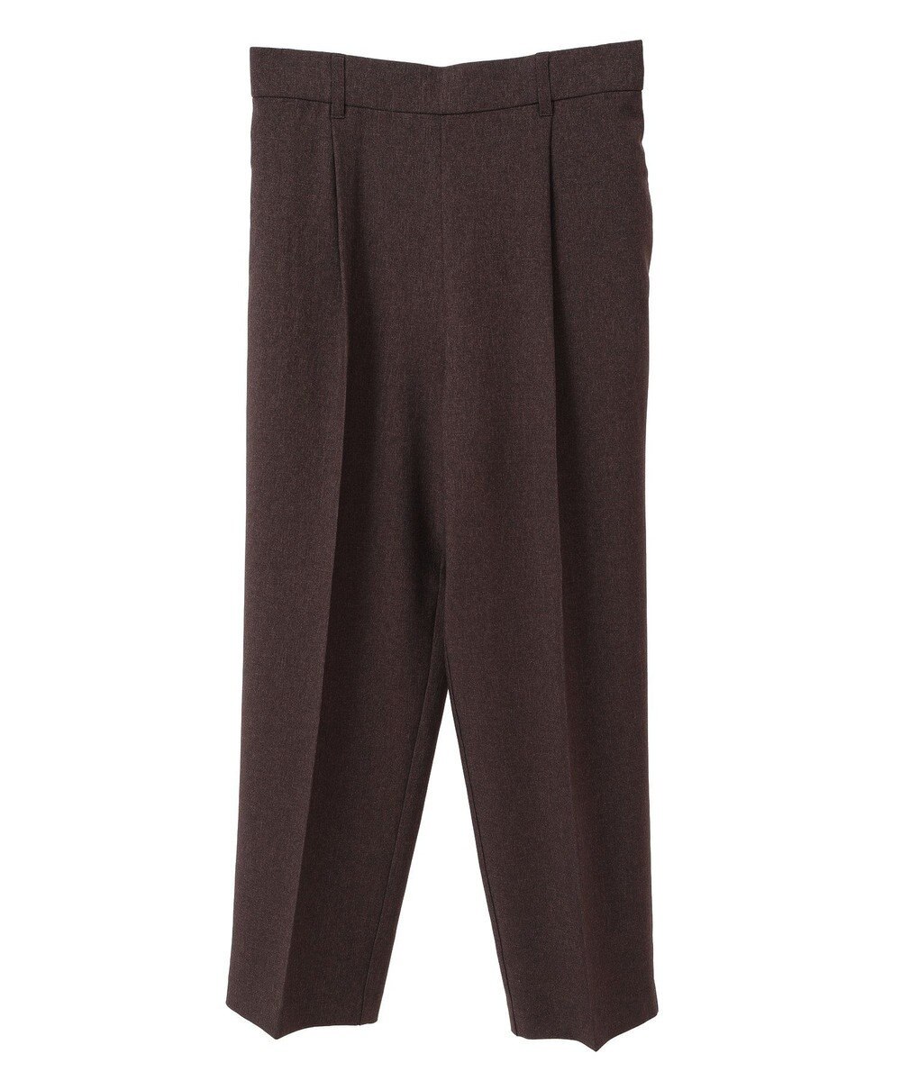 Green Parks きれいシルエット麻調パンツ（テーパード） 