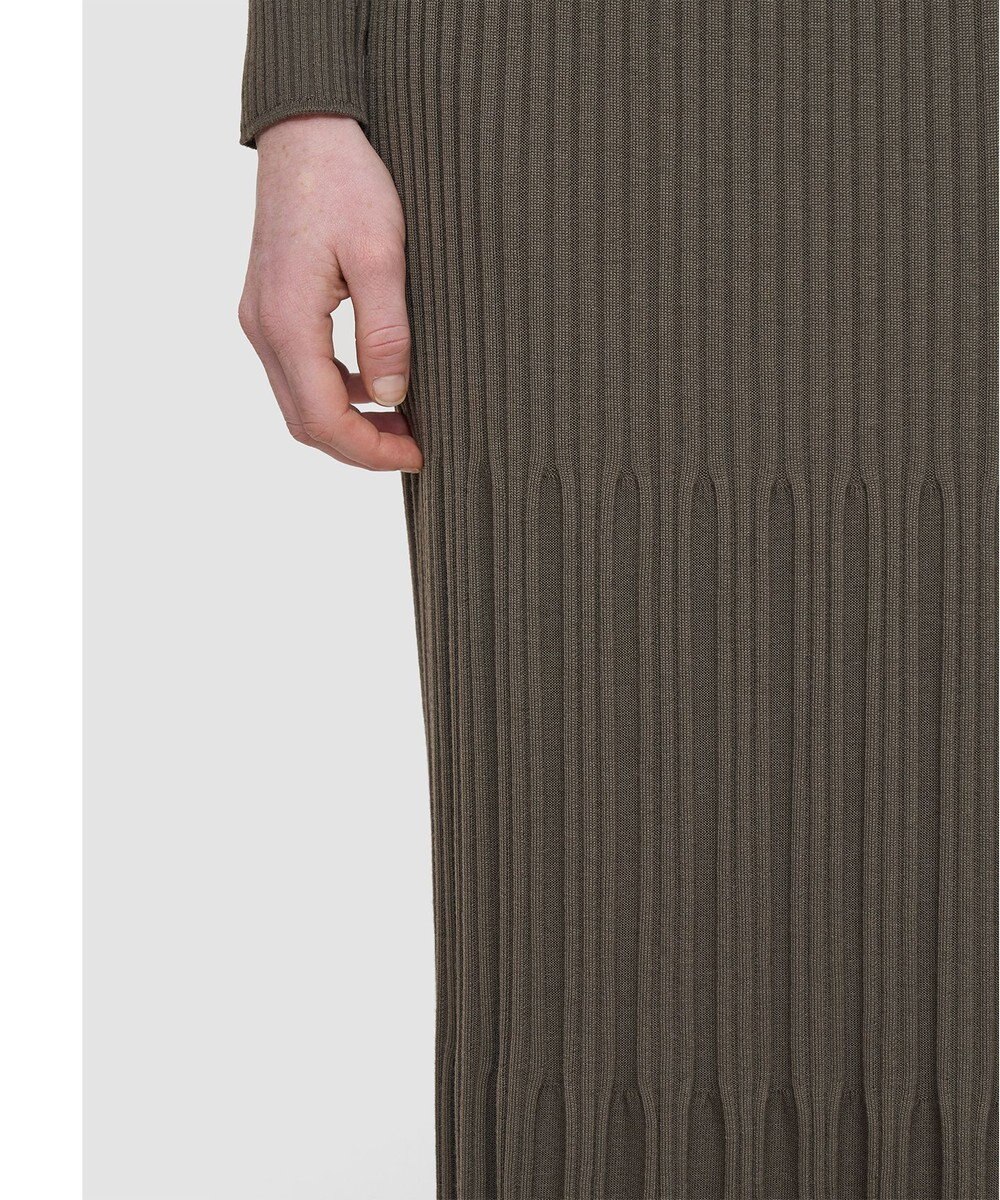 JOSEPH 【洗える】メリノウールリブ　ニットスカート 