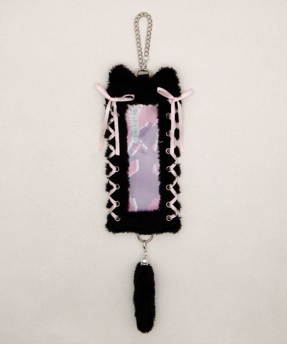 WEGO 【痛バ＆推し活グッズ】なりきりネコロングフォトケースキーホルダ－ 