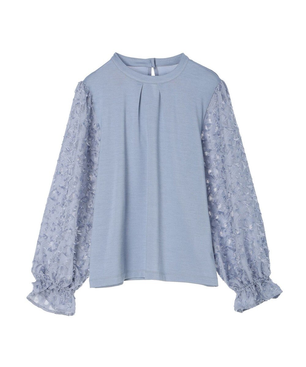 Green Parks 袖ジャガードドッキングプルオーバー 