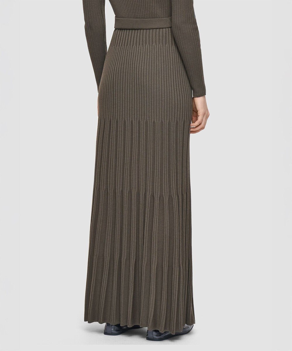 JOSEPH 【洗える】メリノウールリブ　ニットスカート 