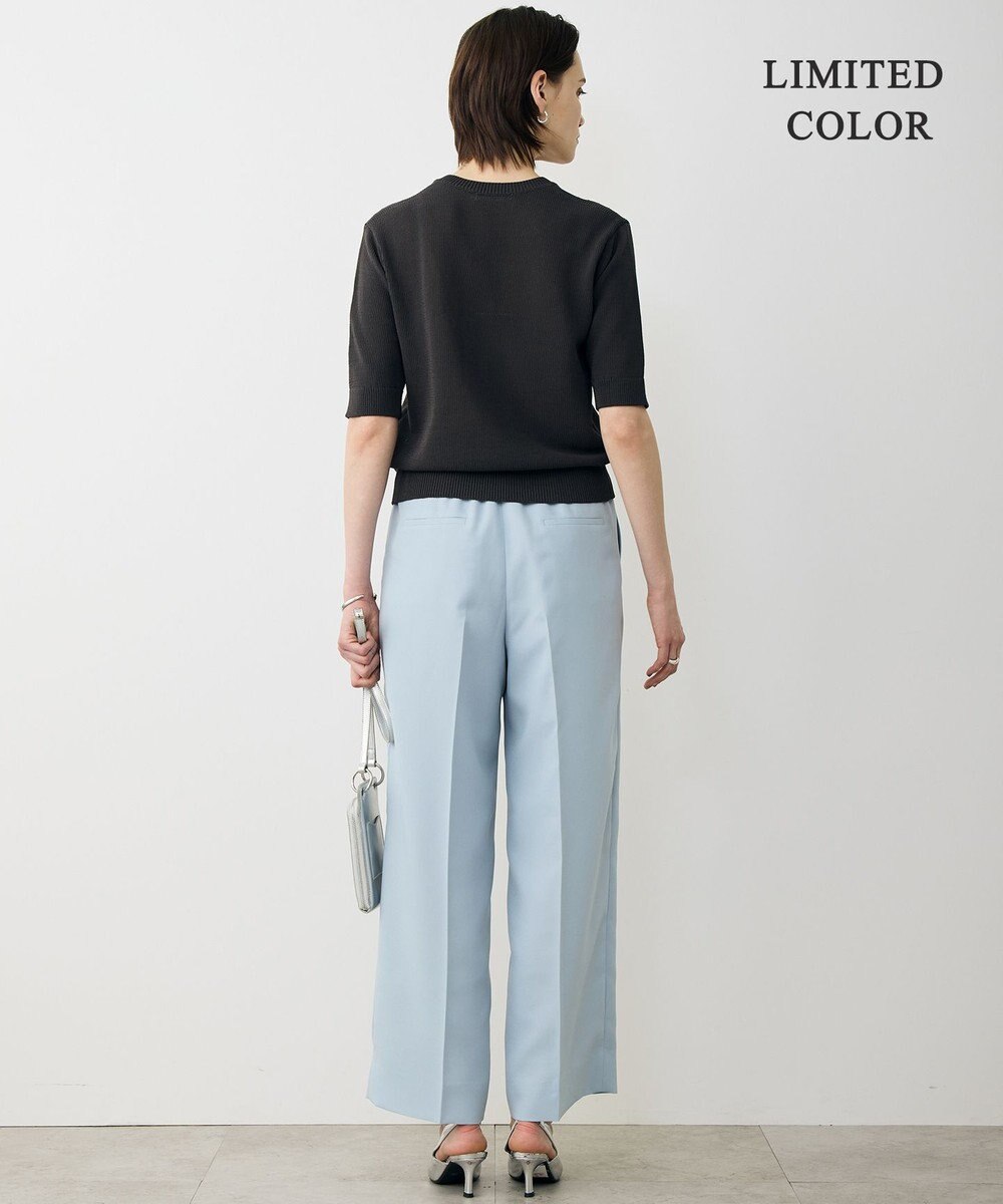 ICB L 【先行予約・WEB限定カラーあり】FluidBackSatin ワイドパンツ 