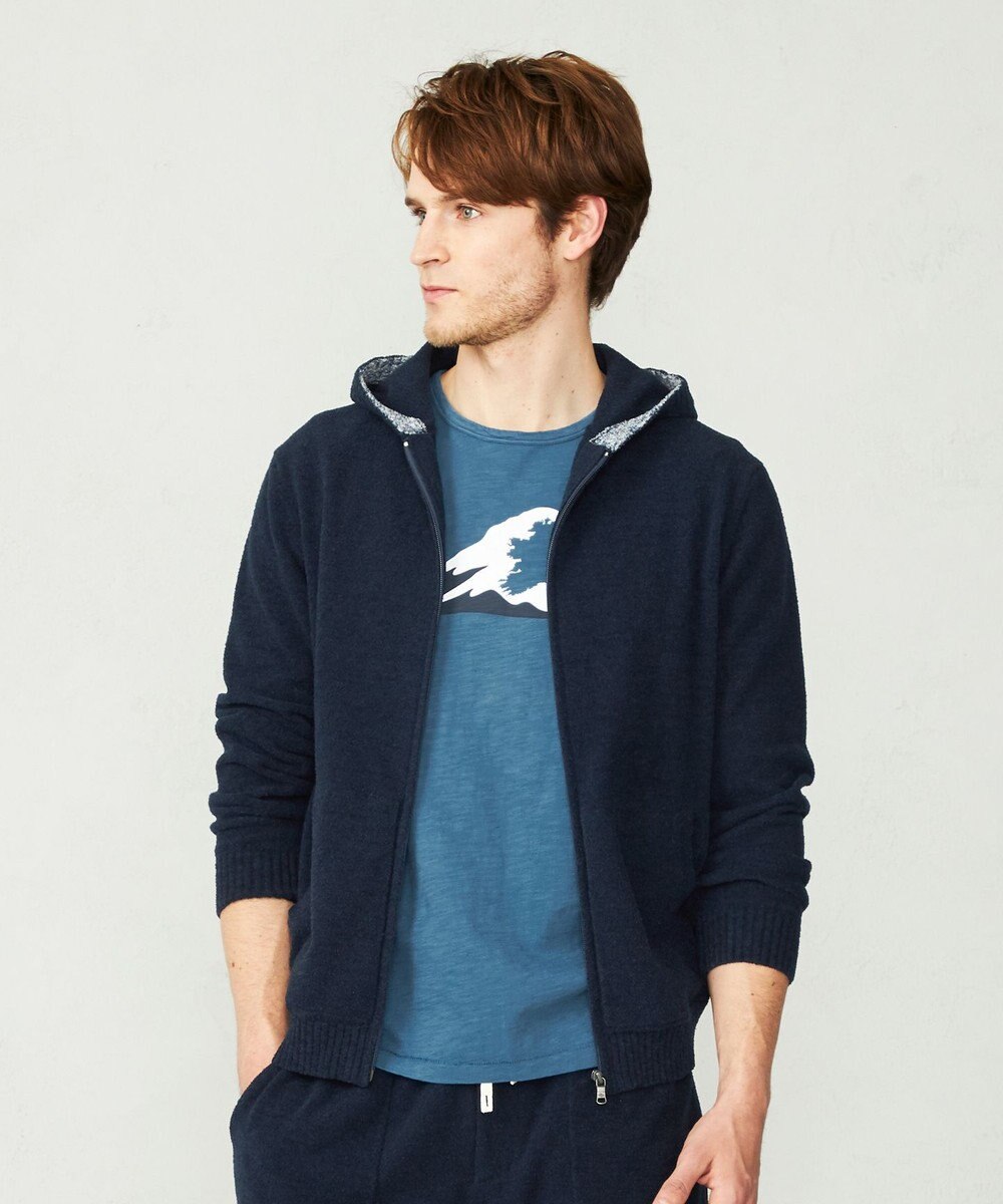 JOSEPH ABBOUD MOUNTAIN 【SPACE／UNISEX】ベアフリース パーカー 